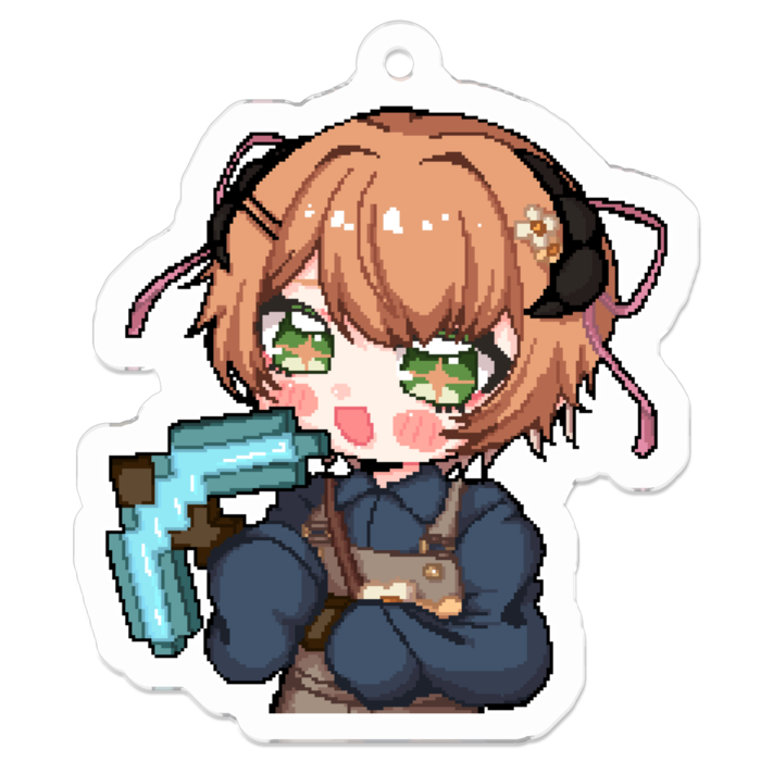 アクリルキーホルダー - 50 x 50 (mm)