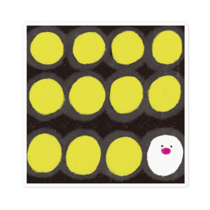 ステッカー - 100 x 100 (mm)