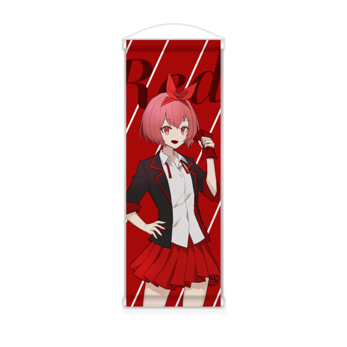 ミニタペストリー （れっど）- 182x515(mm)(1)