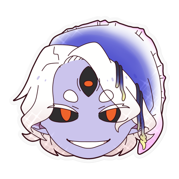 クリアステッカー - 100 x 100 (mm)