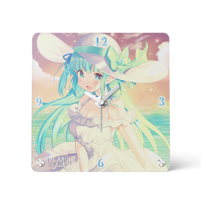 アクリル時計 - 150x150mm