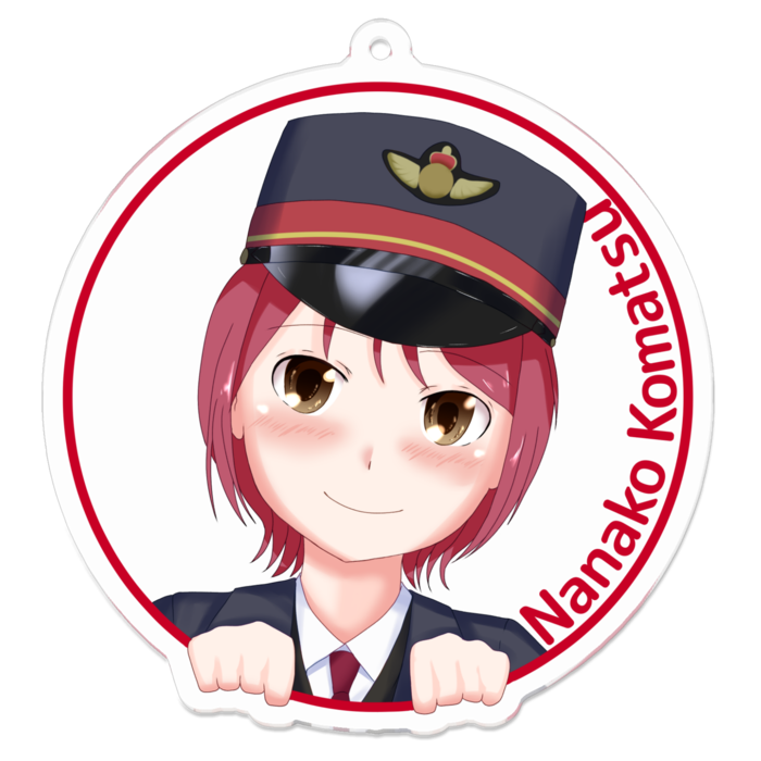 サイズ小 70 x 70 (mm) アクリルキーホルダー