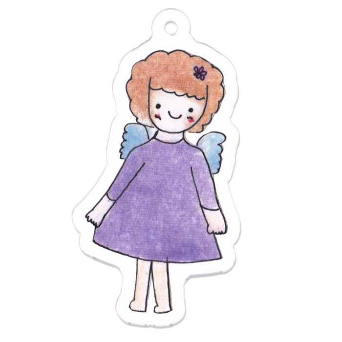 アクリルキーホルダー - 50 x 50 (mm)