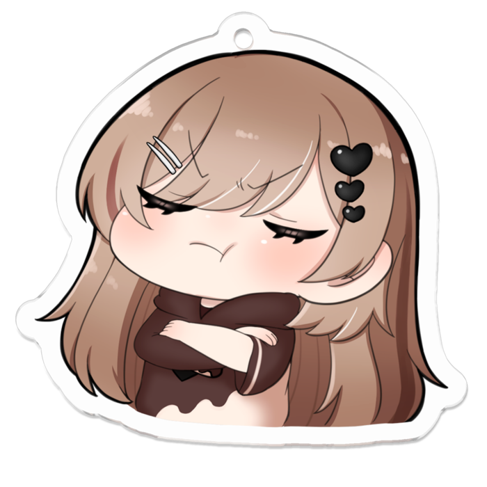 アクリルキーホルダー - 50 x 50 (mm)