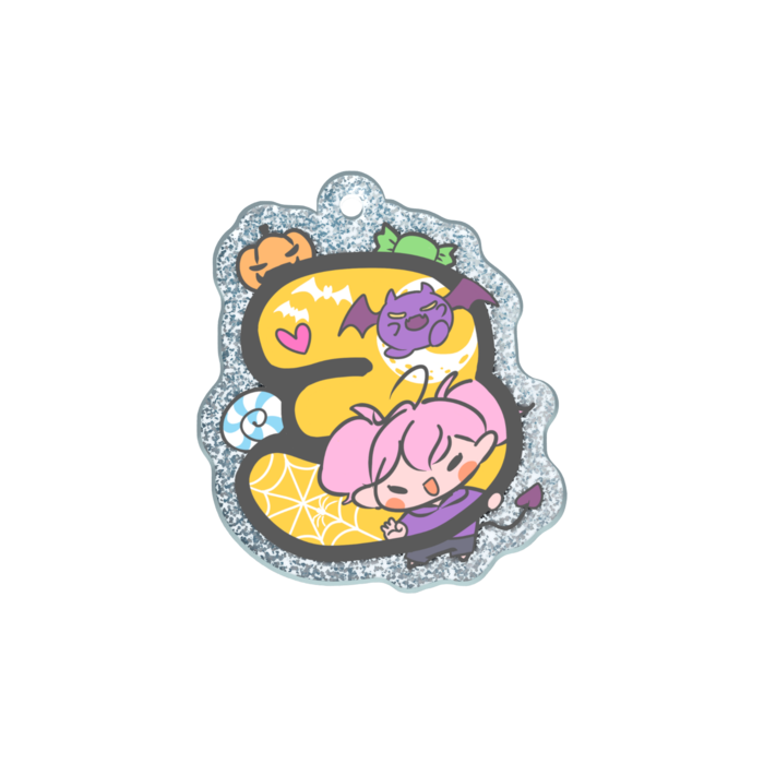 ラメアクリルキーホルダー - W50 × H50mm 以内