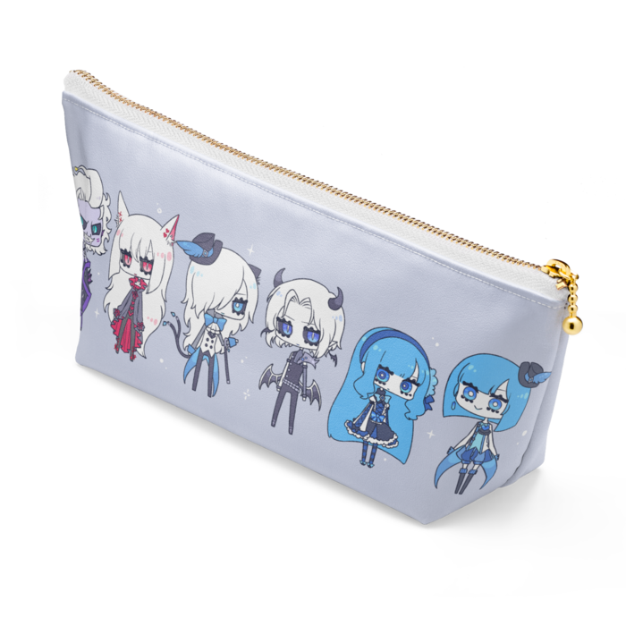 ポーチ - 長さ21.5cm / 高さ10cm - ホワイト