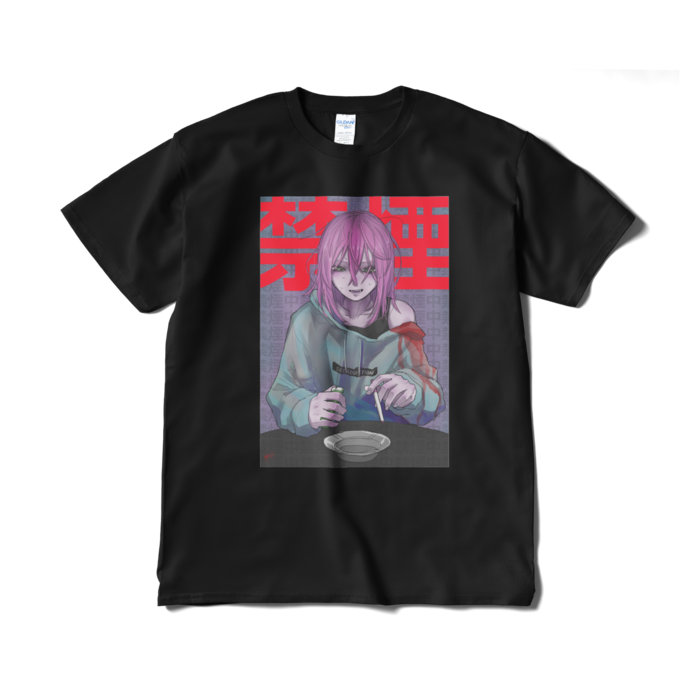 限界禁煙Tシャツ - XL - ブラック