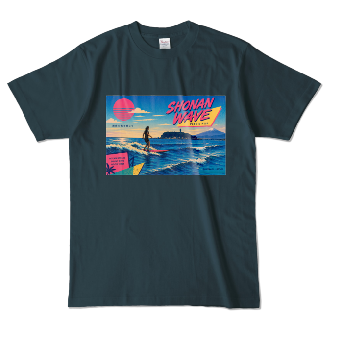 カラーTシャツ - L - デニム (濃色)