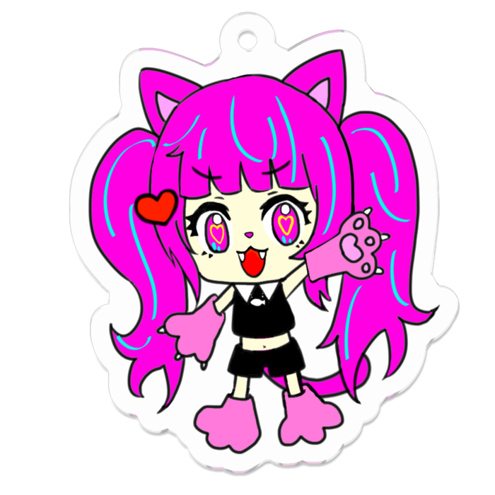 アクリルキーホルダー - 50 x 50 (mm)