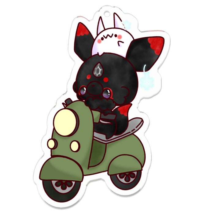 アクリルキーホルダー - 70 x 70 (mm)