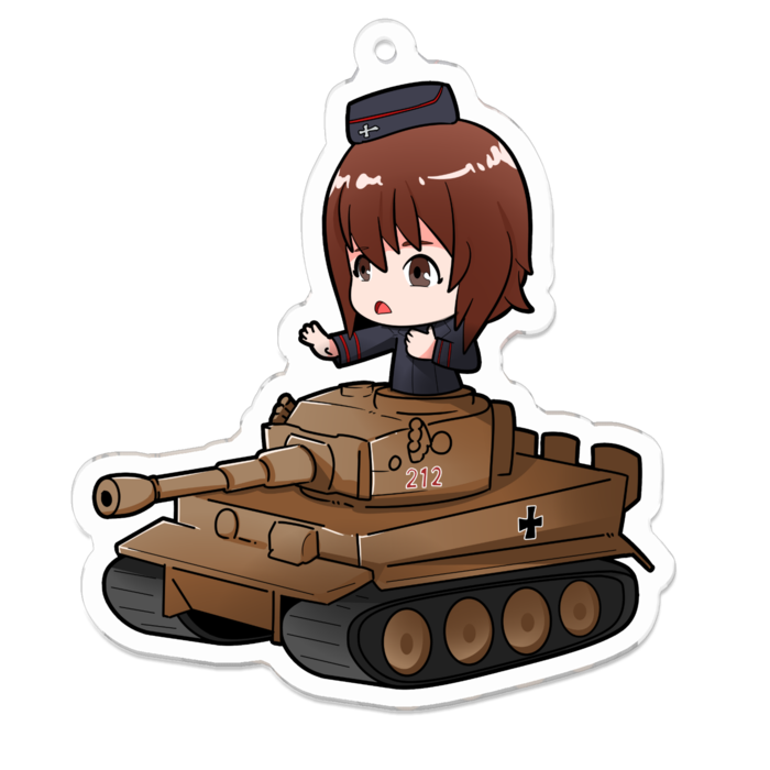 アクリルキーホルダー - 70 x 70 (mm)