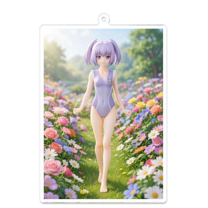 アクリルキーホルダー - 100 x 100 (mm)