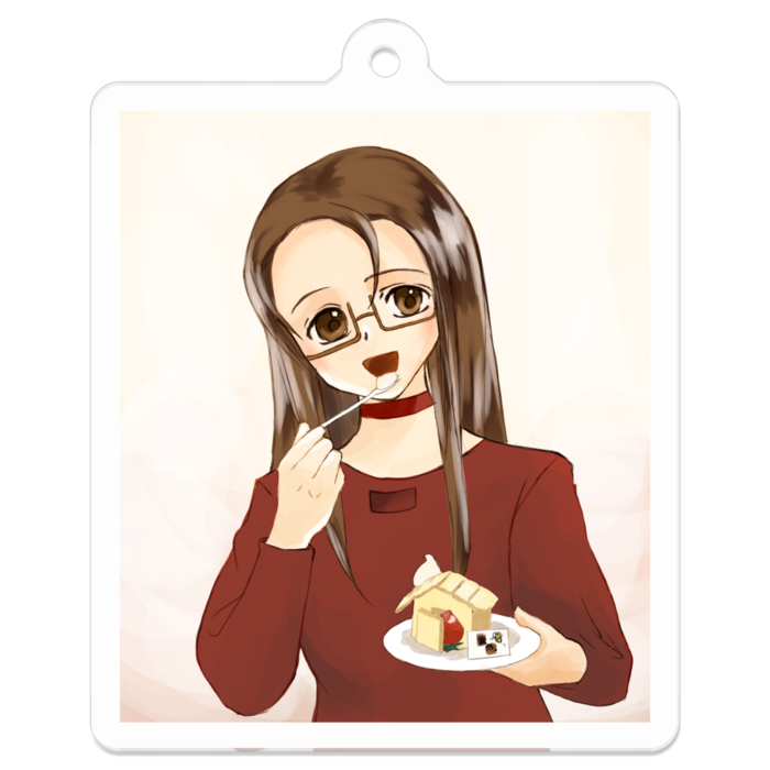 アクリルキーホルダー - 50 x 50 (mm)