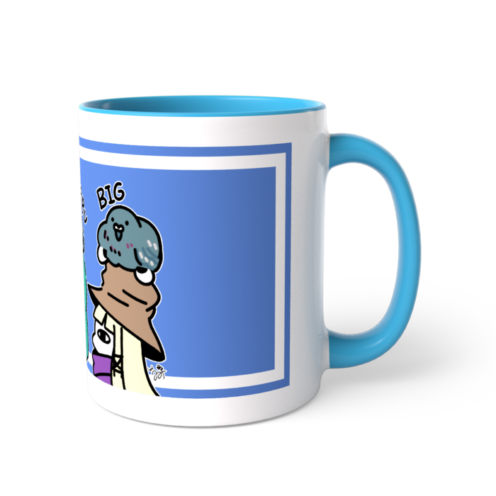 ツートンカラーマグカップ - 直径 8.2cm / 高さ 9.5cm