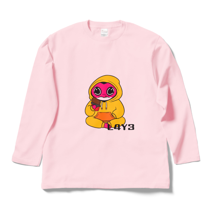ロングスリーブTシャツ - L - ライトピンク