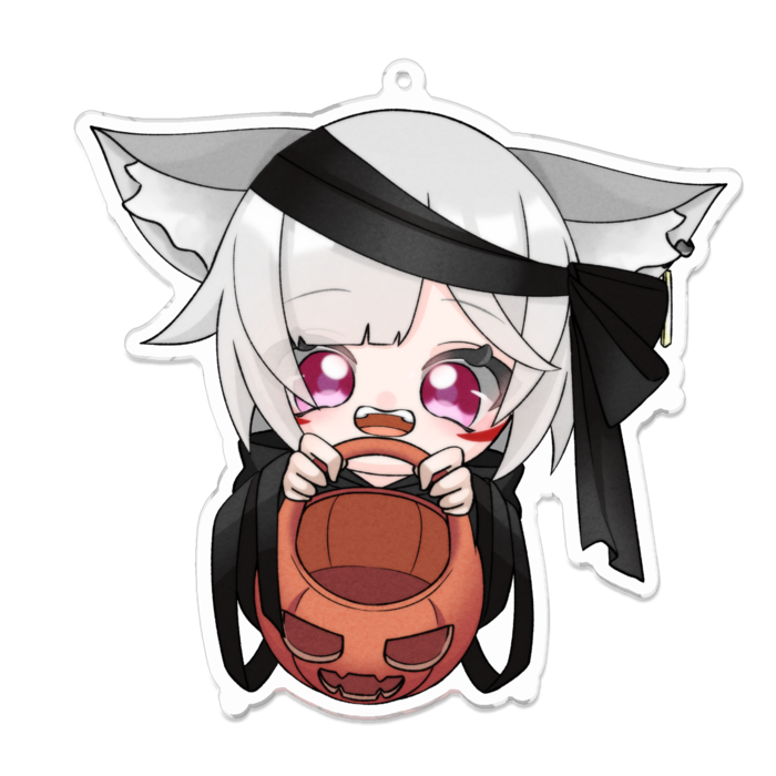 アクリルキーホルダー（コーティング） - 100 x 100 (mm)