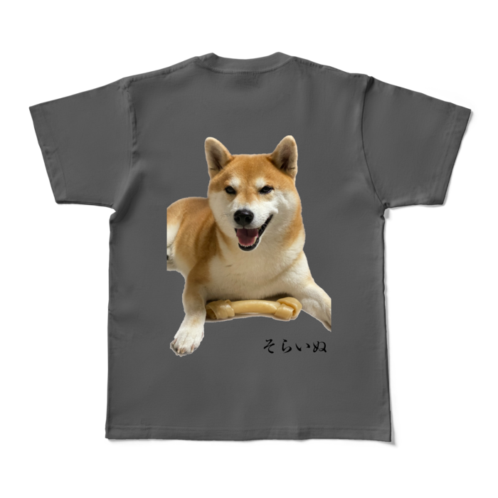 カラーTシャツ - M - チャコール (濃色) - 背面