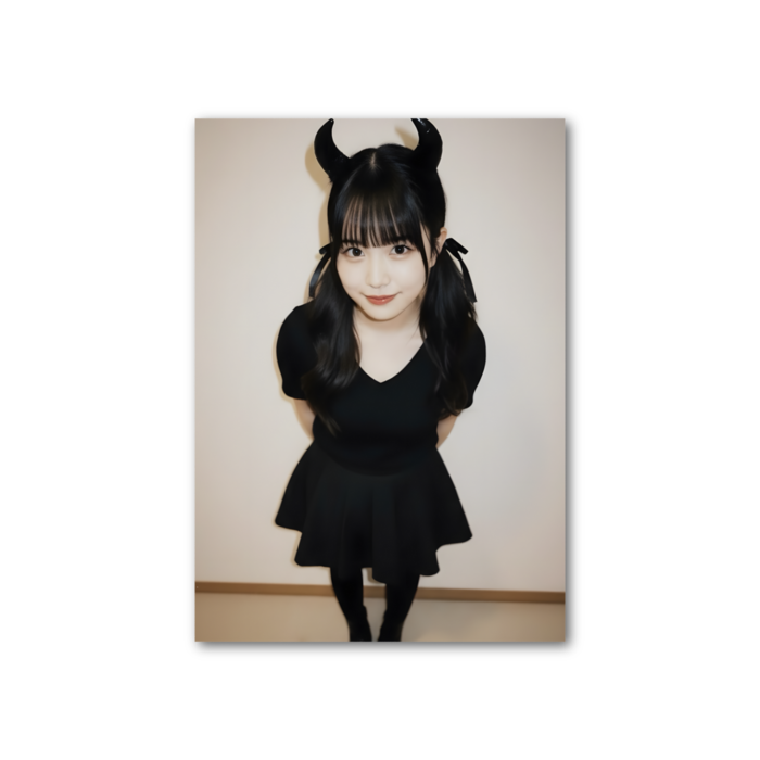 フォト風カード - 縦 - 片面