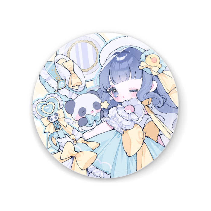 魔法少女缶ミラー 56mm