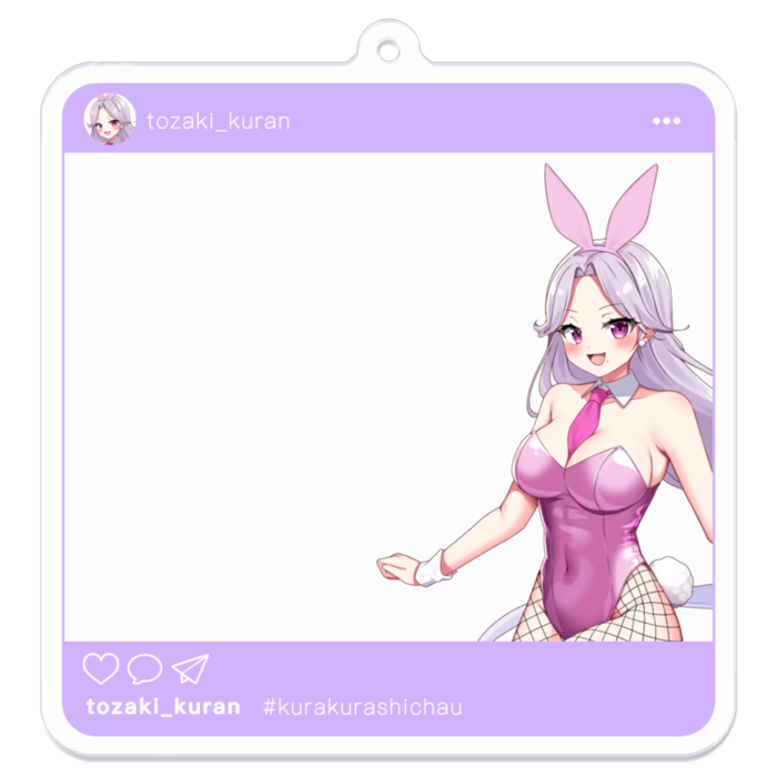 アクリルキーホルダー - 70 x 70 (mm)