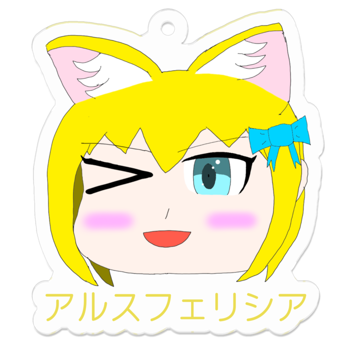 アクリルキーホルダー - 50 x 50 (mm)