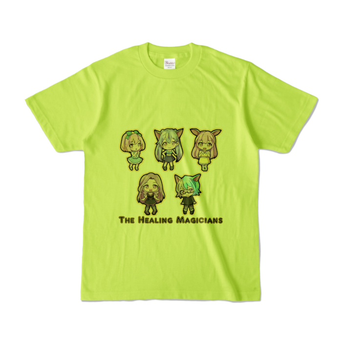 カラーTシャツ - S - ライトグリーン／カラー柄