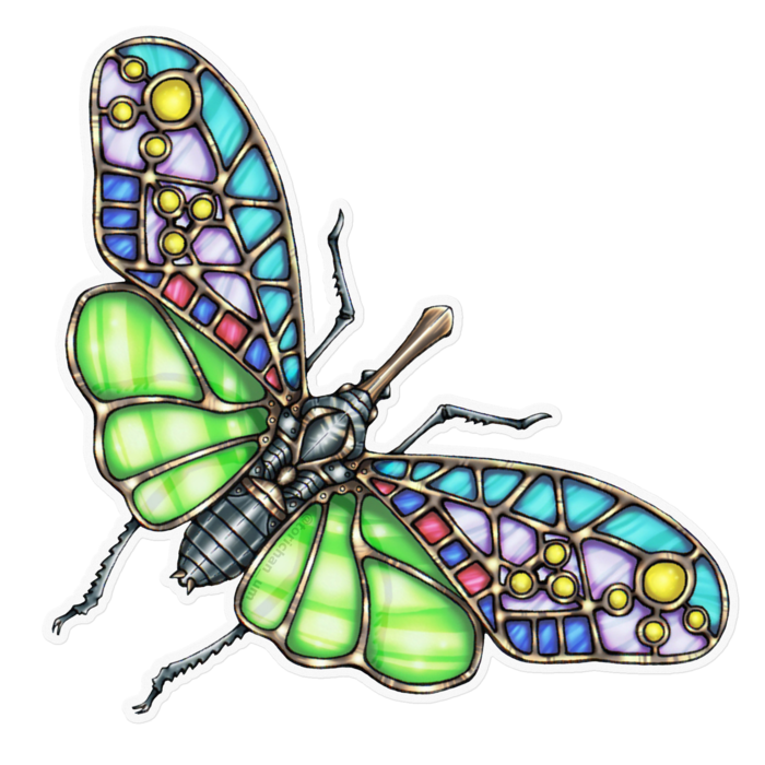 緑　ー　クリア／160 x 160㍉