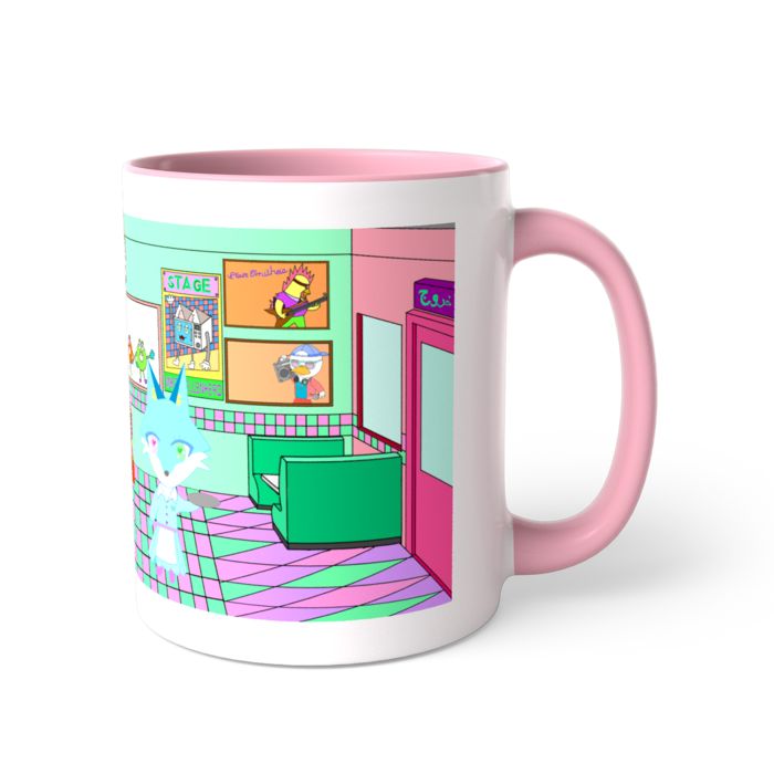 ツートンカラーマグカップ - 直径 8.2cm / 高さ 9.5cm