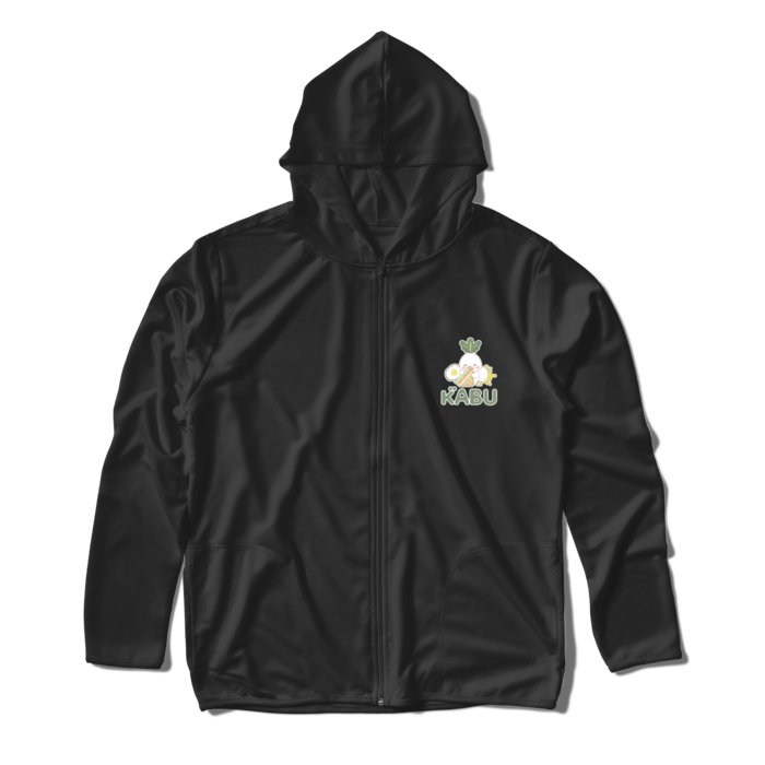 ジップパーカー - L - ブラック