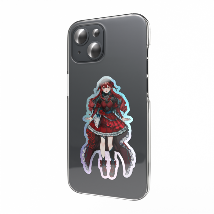 オーロラスマホステッカー - 縦