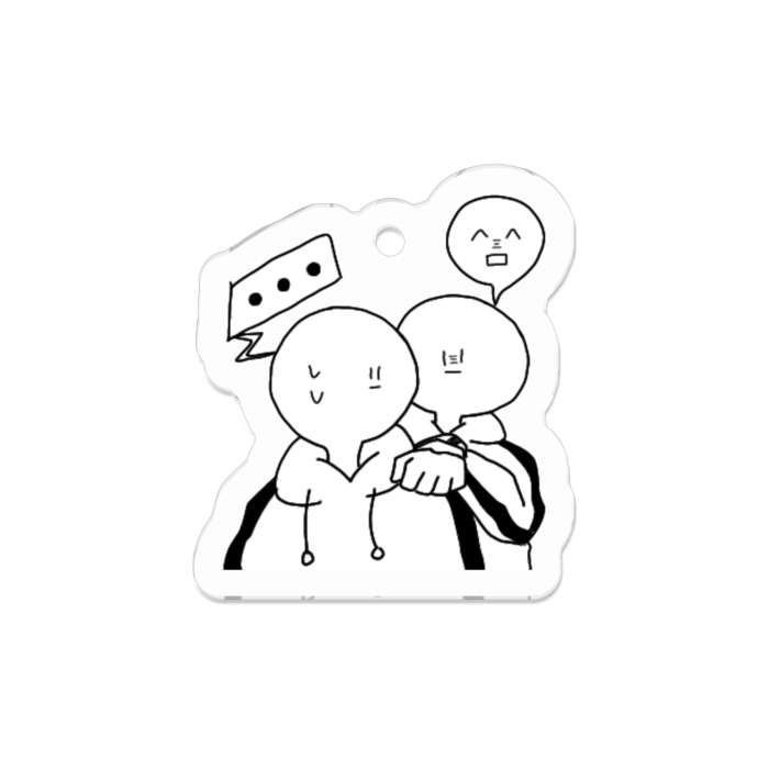 アクリルキーホルダー - 50 x 50 (mm)