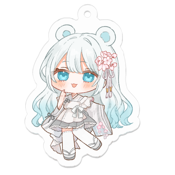 アクリルキーホルダー - 50 x 50 (mm)