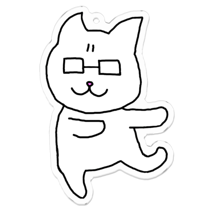 アクリルキーホルダー - 70 x 70 (mm)