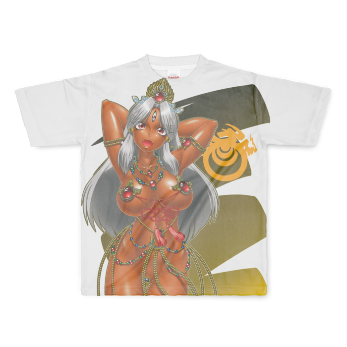 フルグラフィックTシャツ - L - 正面印刷のみ