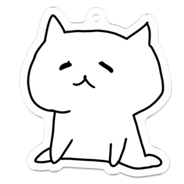 アクリルキーホルダー - 50 x 50 (mm)