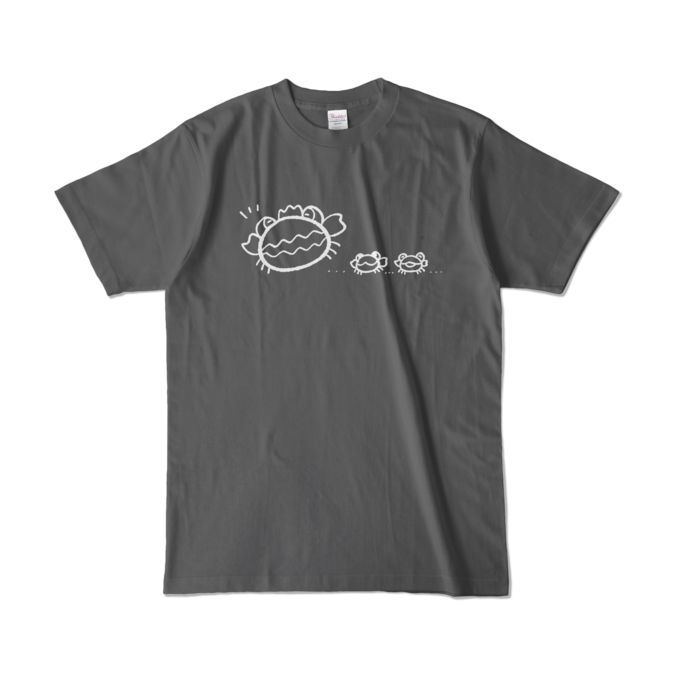 カラーTシャツ - L - チャコール (濃色)