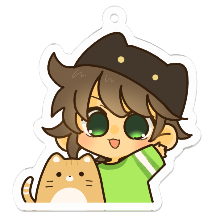 アクリルキーホルダー - 50 x 50 (mm)