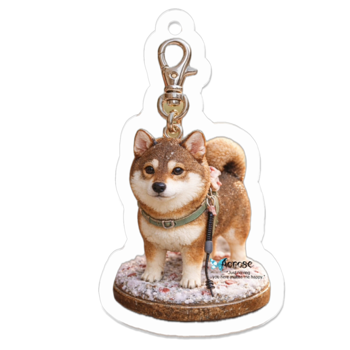 アクリルキーホルダー - 50 x 50 (mm)