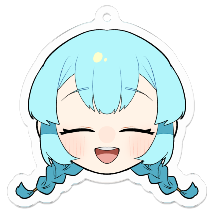 参謀フェイスキーホルダー・にっこり