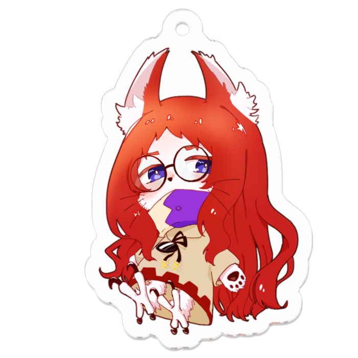 アクリルキーホルダー - 50 x 50 (mm)