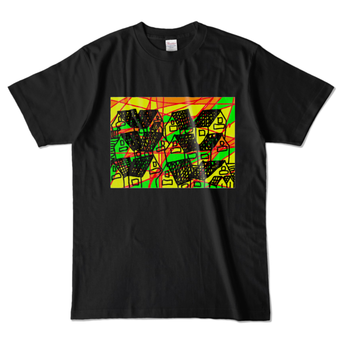 カラーTシャツ - L - ブラック (濃色)