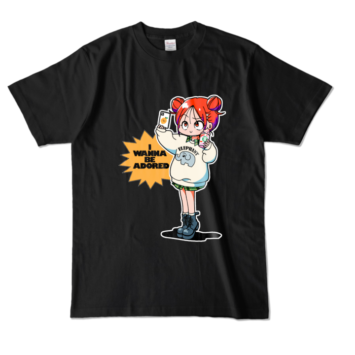 カラーTシャツ - L - ブラック (濃色)