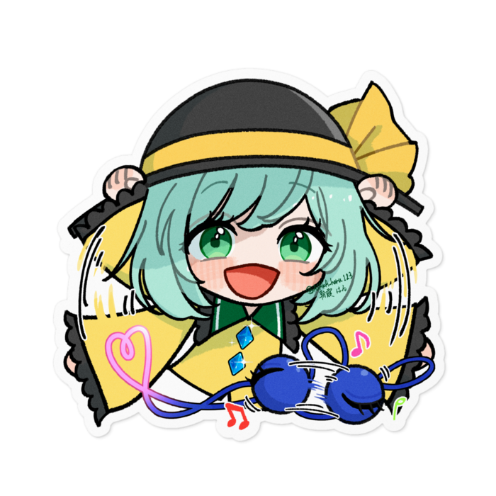 ステッカー - 100 x 100 (mm)