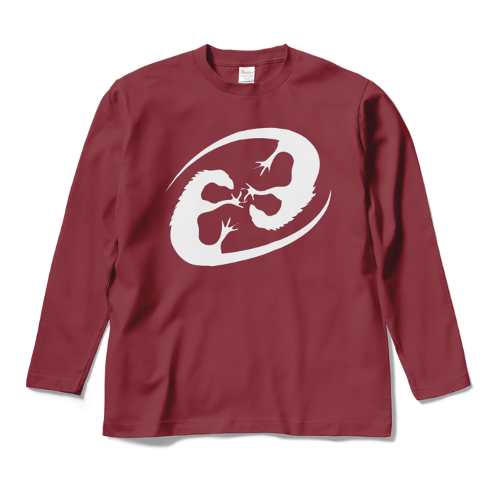 ロングスリーブTシャツ - M - バーガンディ