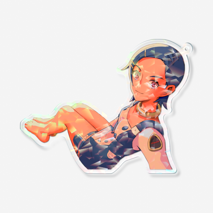 ホログラムアクリルキーホルダー - 100 × 100mm