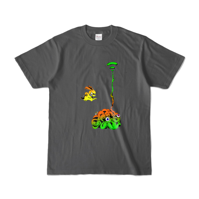 カラーTシャツ - S - チャコール (濃色)(4)