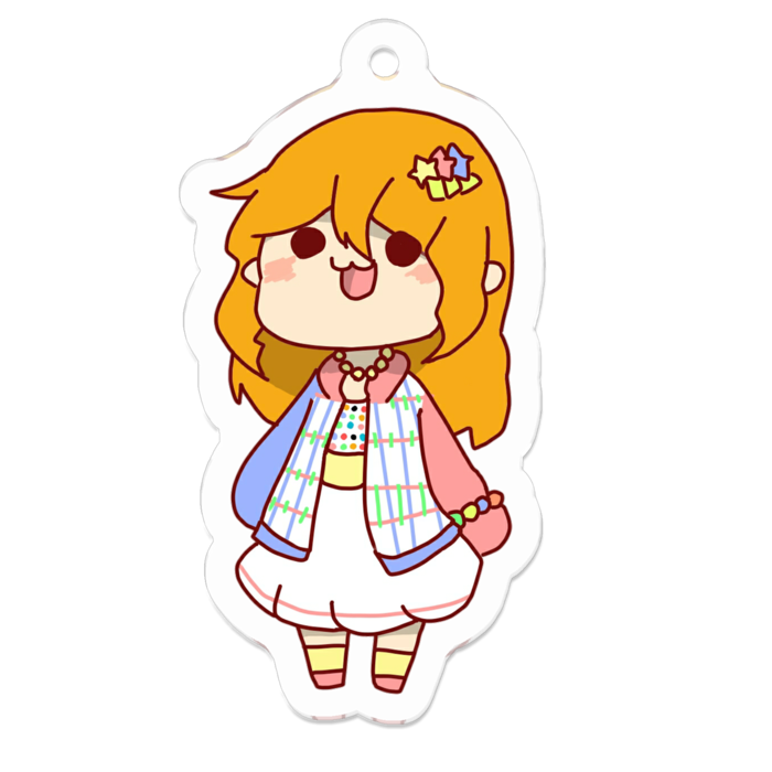 アクリルキーホルダー - 50 x 50 (mm)