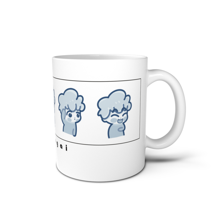 マグカップ - 直径 8 cm / 高さ 9.5 cm