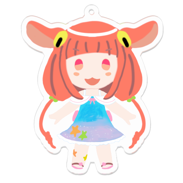 アクリルキーホルダー - 70 x 70 (mm)