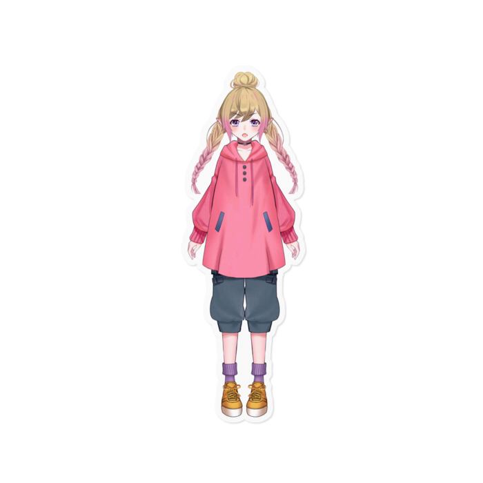 ステッカー - 160 x 160 (mm)白